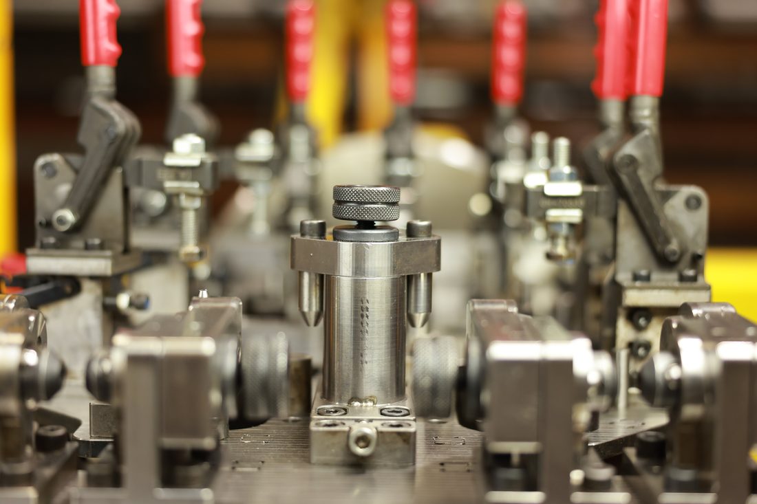 Precision welding jig with toggle clamps and locating pins